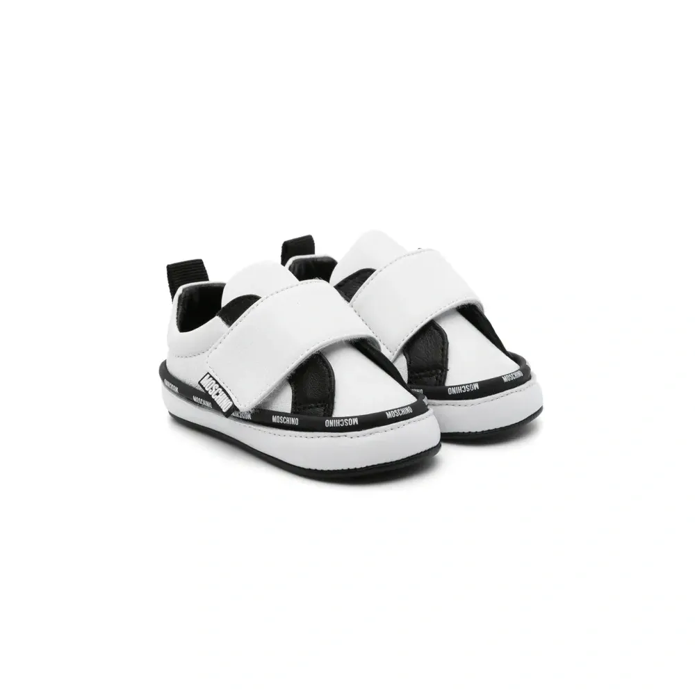 Кеды на липучках с логотипом