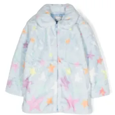 Шуба из овчины с принтом Шуба из овчины с принтом