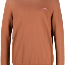 Джемпер тонкой вязки с вышитым логотипом