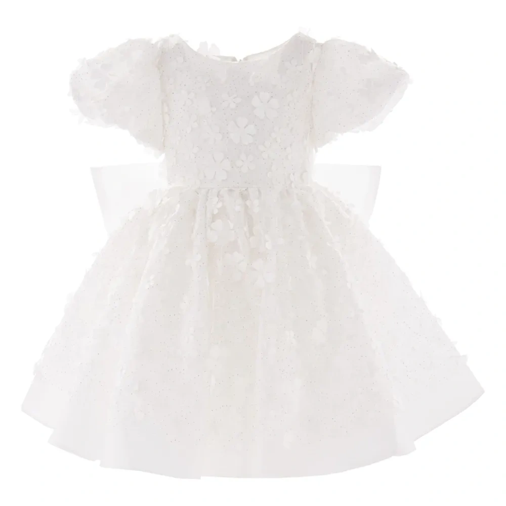 Платье Moneta с цветочной аппликацией