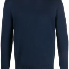 Шерстяной джемпер с круглым вырезом