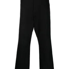 Прямые брюки с нашивкой-логотипом