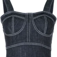 Укороченный джинсовый топ Ana