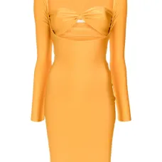 Облегающее платье Marylin с вырезом