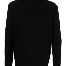 Джемпер тонкой вязки с высоким воротником