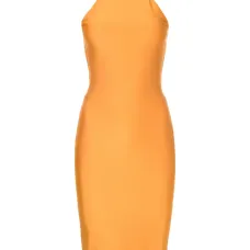 Платье миди Audrey с вырезом халтер