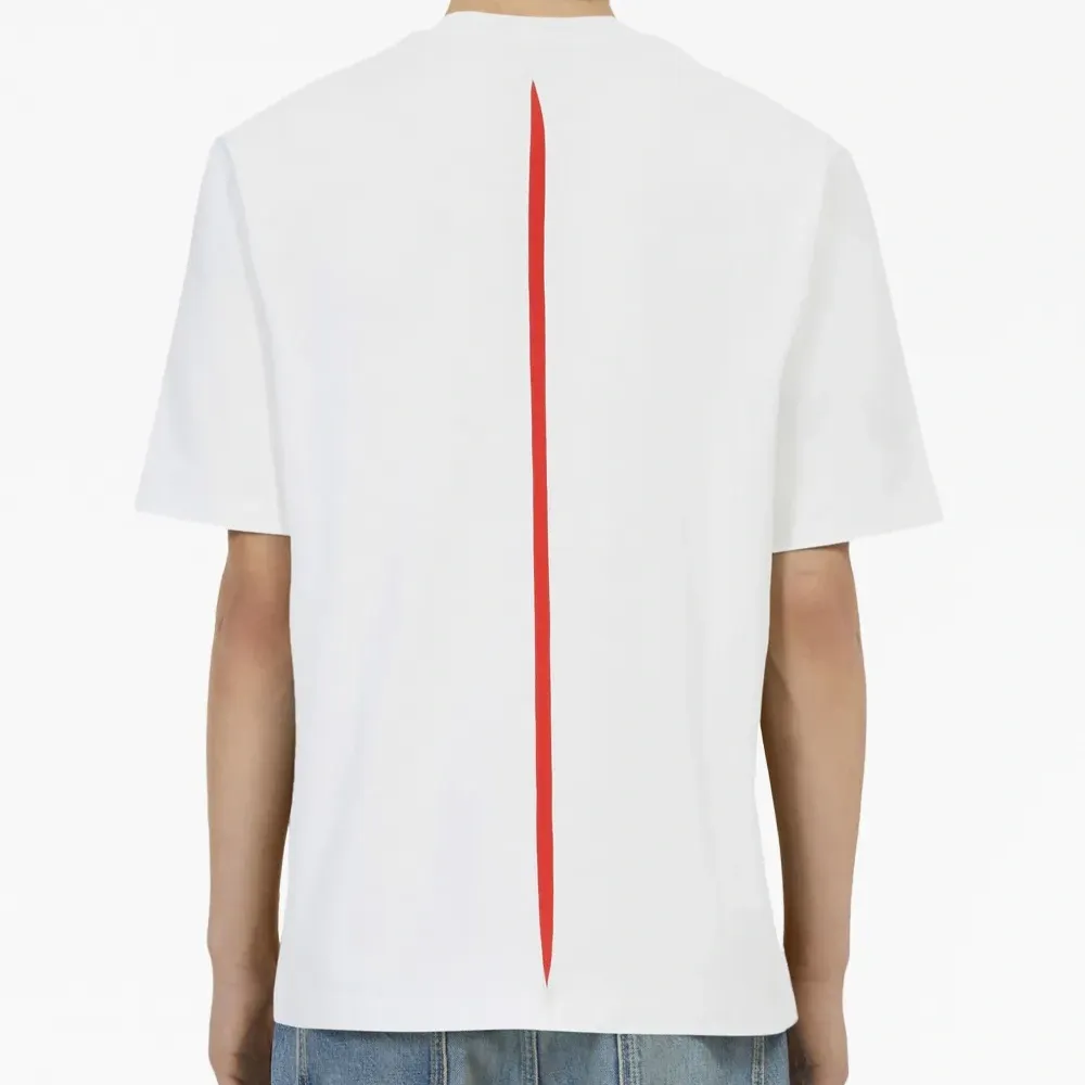 Футболка с контрастной полоской