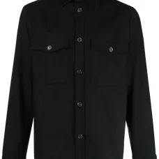 Трикотажная рубашка на пуговицах