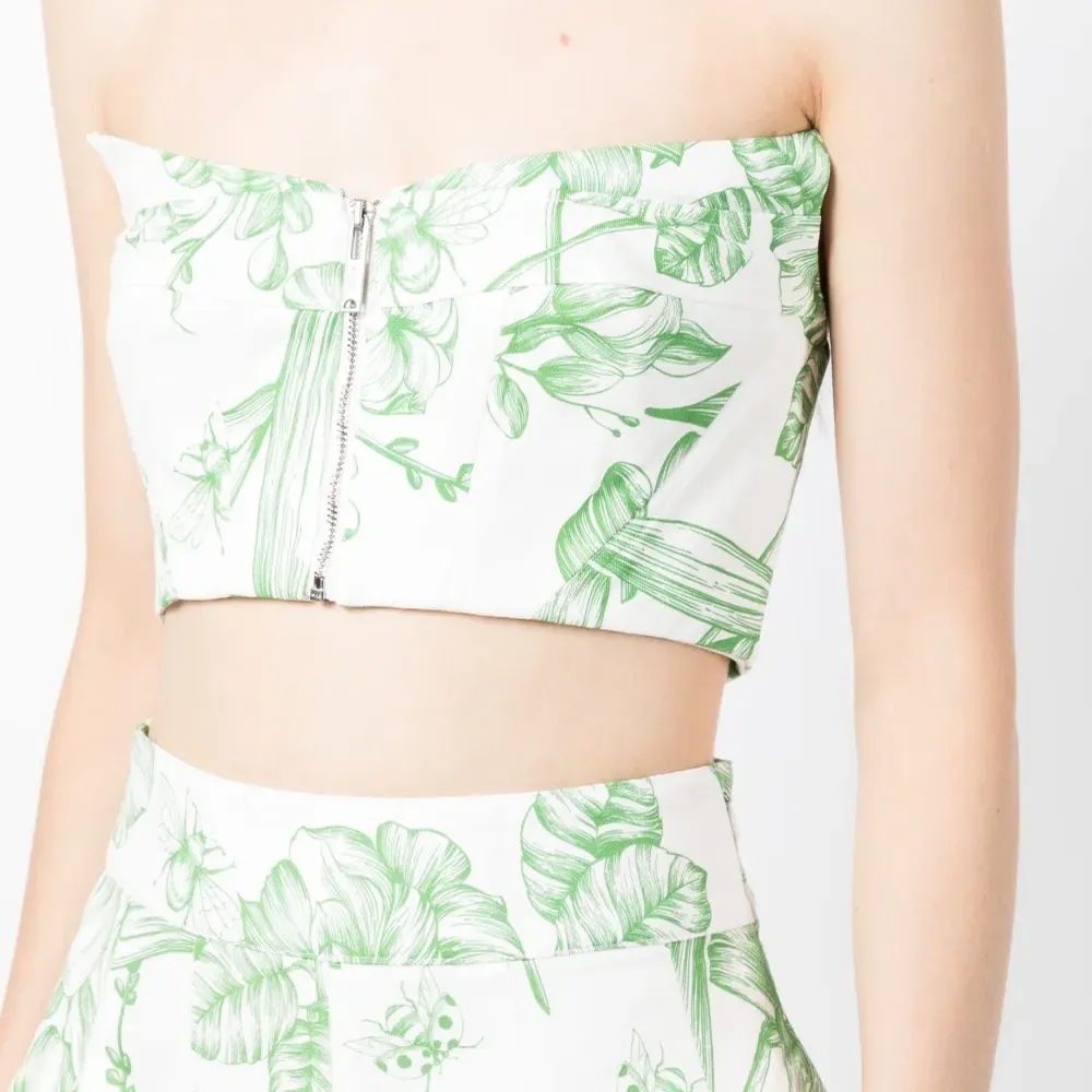 Топ с цветочным принтом