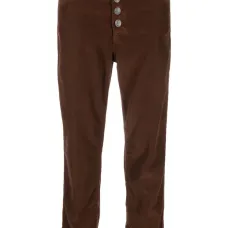 Укороченные вельветовые брюки