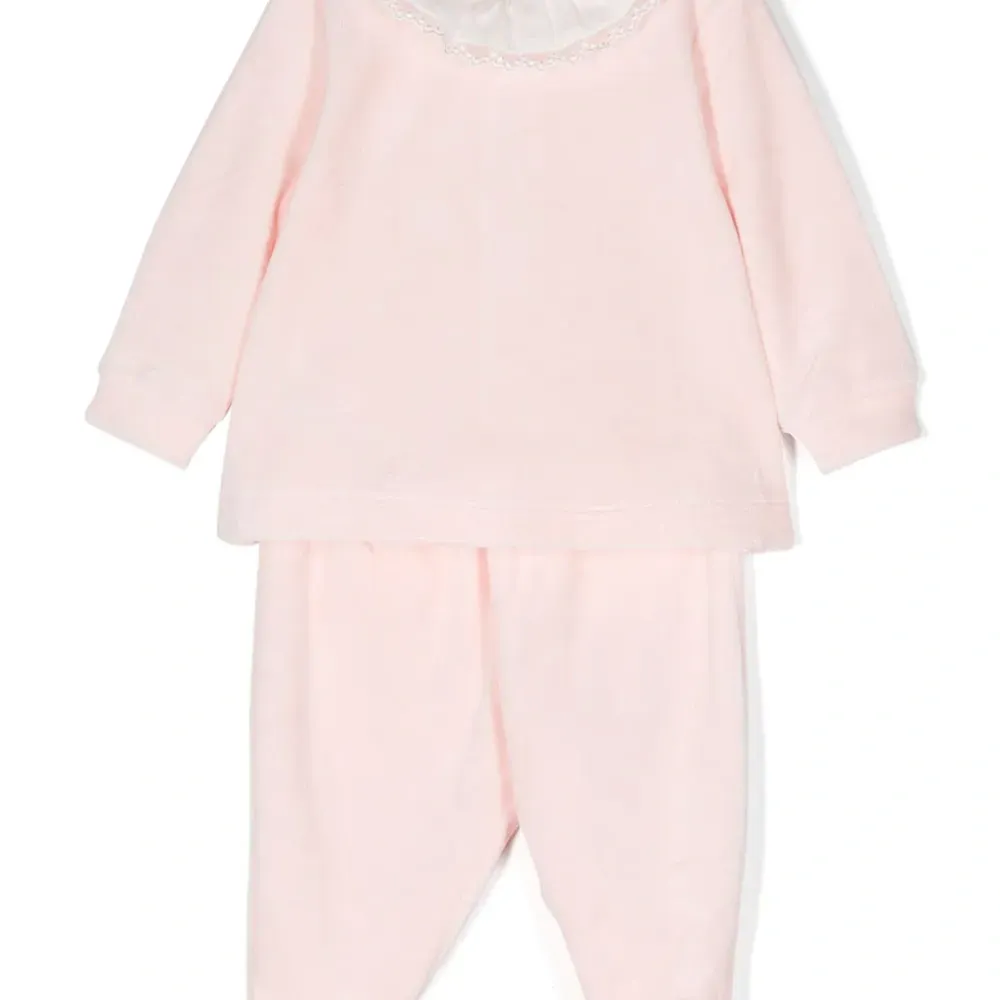 Комплект из брюк и топа с оборками