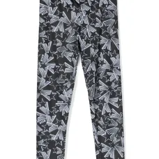 Легинсы с эластичным поясом и принтом