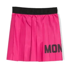 Юбка с логотипом и складками