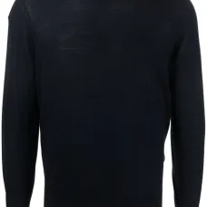 Джемпер тонкой вязки с круглым вырезом Джемпер тонкой вязки с круглым вырезом