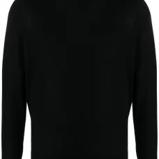 Шерстяной джемпер с круглым вырезом