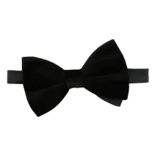 Бархатный галстук-бабочка