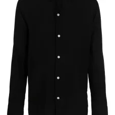 Рубашка с длинными рукавами и заостренным воротником