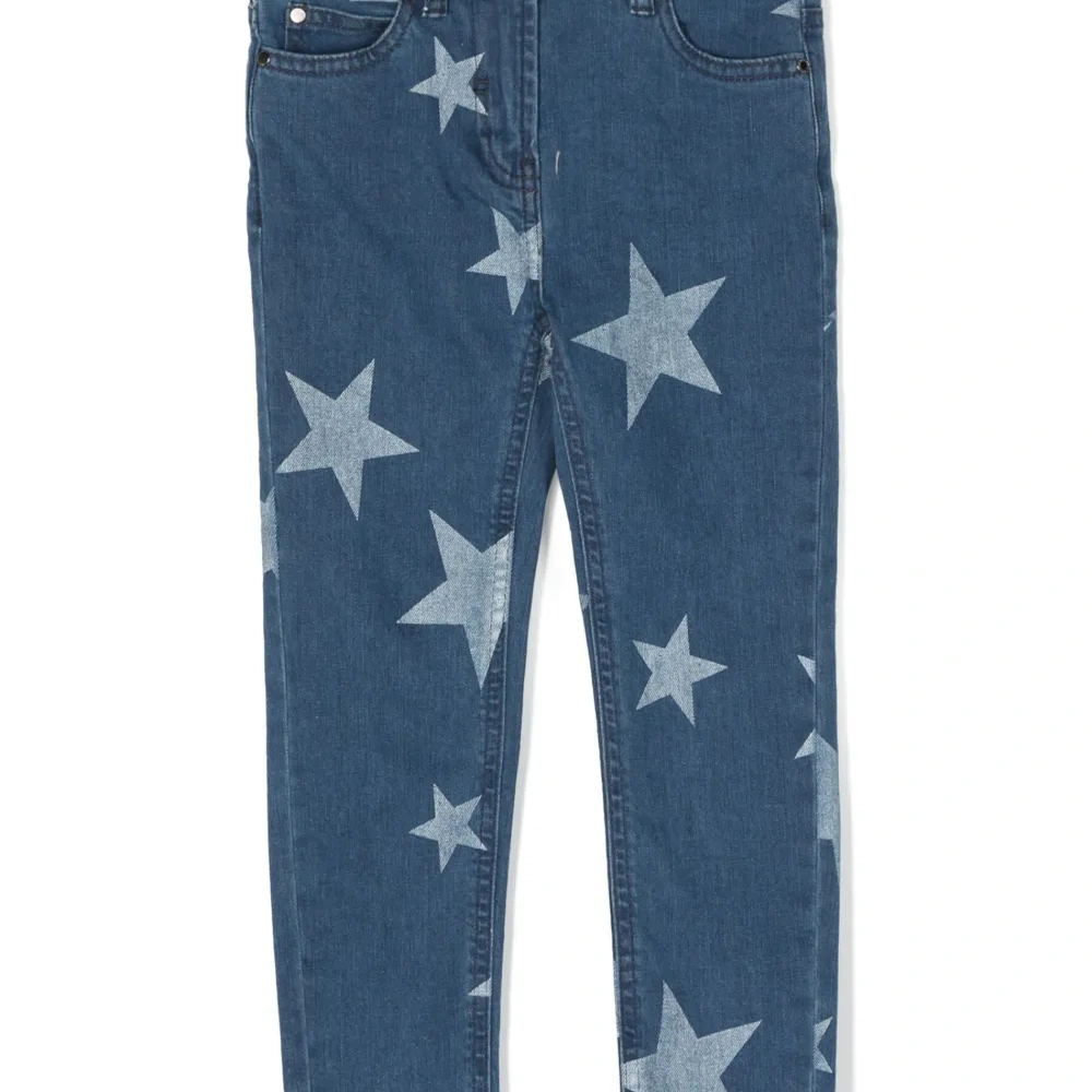 Прямые джинсы с принтом Star Прямые джинсы с принтом Star