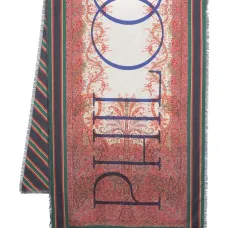 Шелковый платок Fancy с графичным принтом