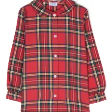 Рубашка в клетку тартан