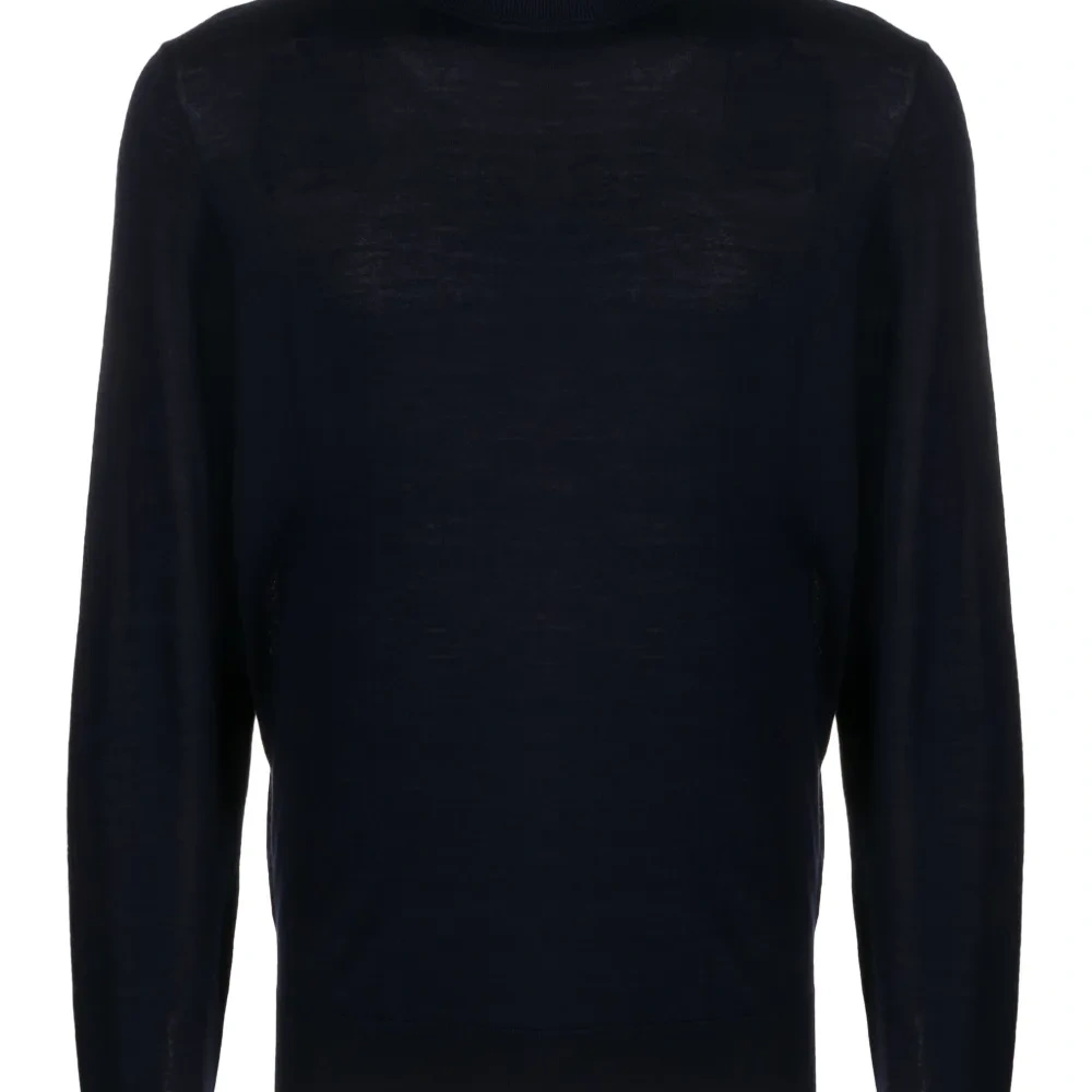 Шерстяной джемпер с высоким воротником