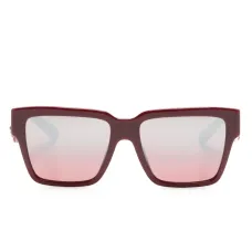 Солнцезащитные очки в прямоугольной оправе с логотипом Солнцезащитные очки в прямоугольной оправе с логотипом