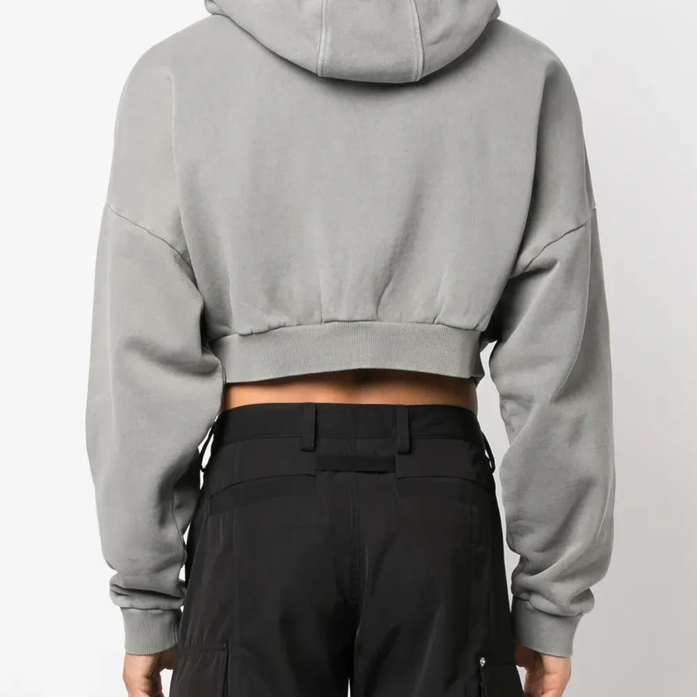 Худи на молнии с воротником-стойкой