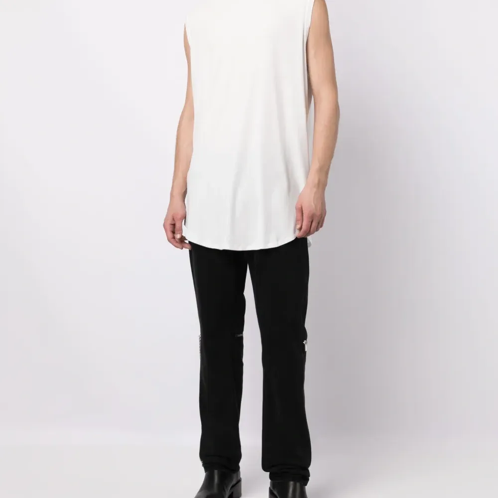 Топ с закругленным подолом