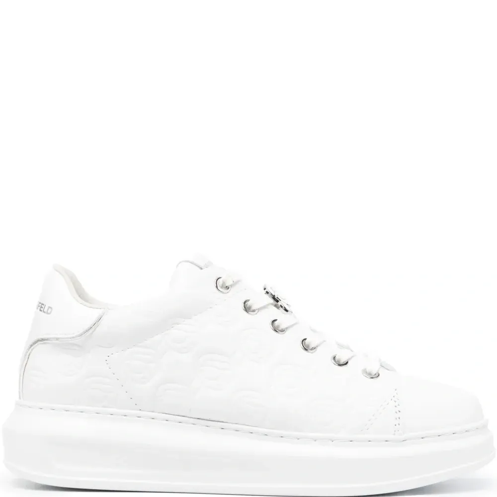 Кеды с тисненой монограммой