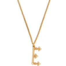 Колье с подвеской E Колье с подвеской E