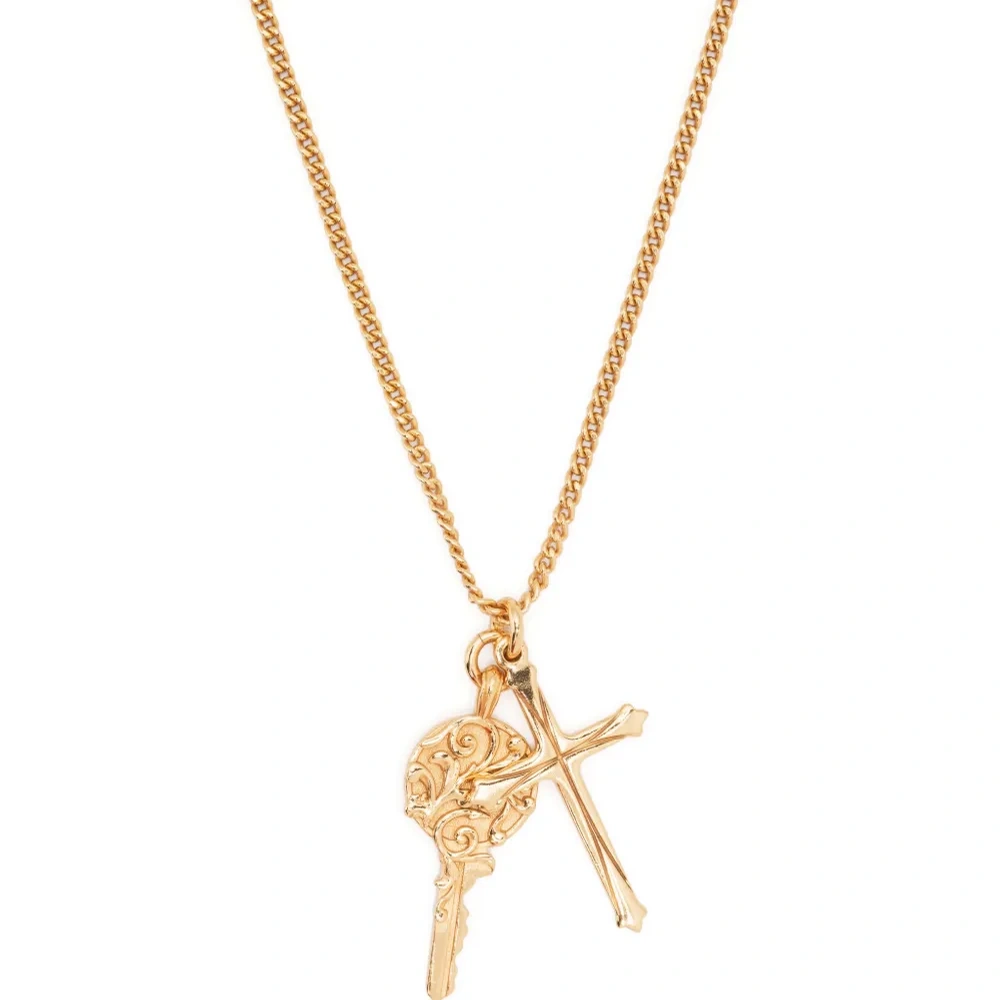 Колье с подвеской-крестом