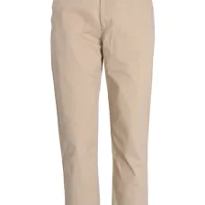 Прямые брюки с эластичным поясом