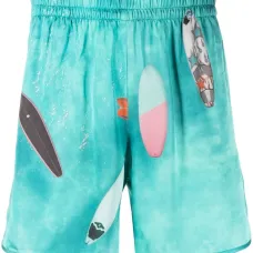 Шорты с графичным принтом Шорты с графичным принтом