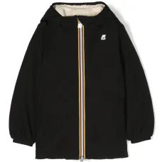 Куртка с капюшоном и нашивкой-логотипом