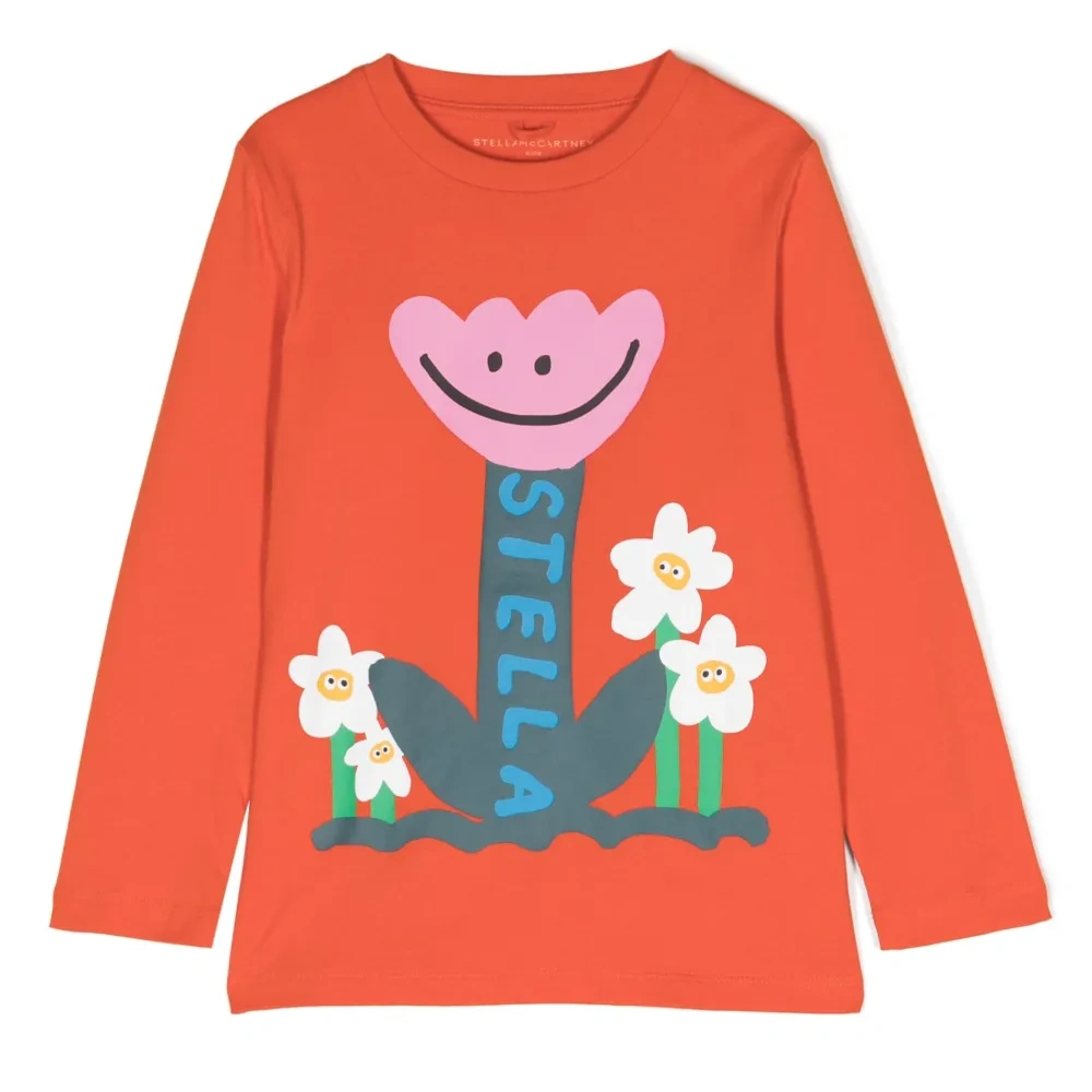 Футболка Smiley Tulip с цветочным принтом