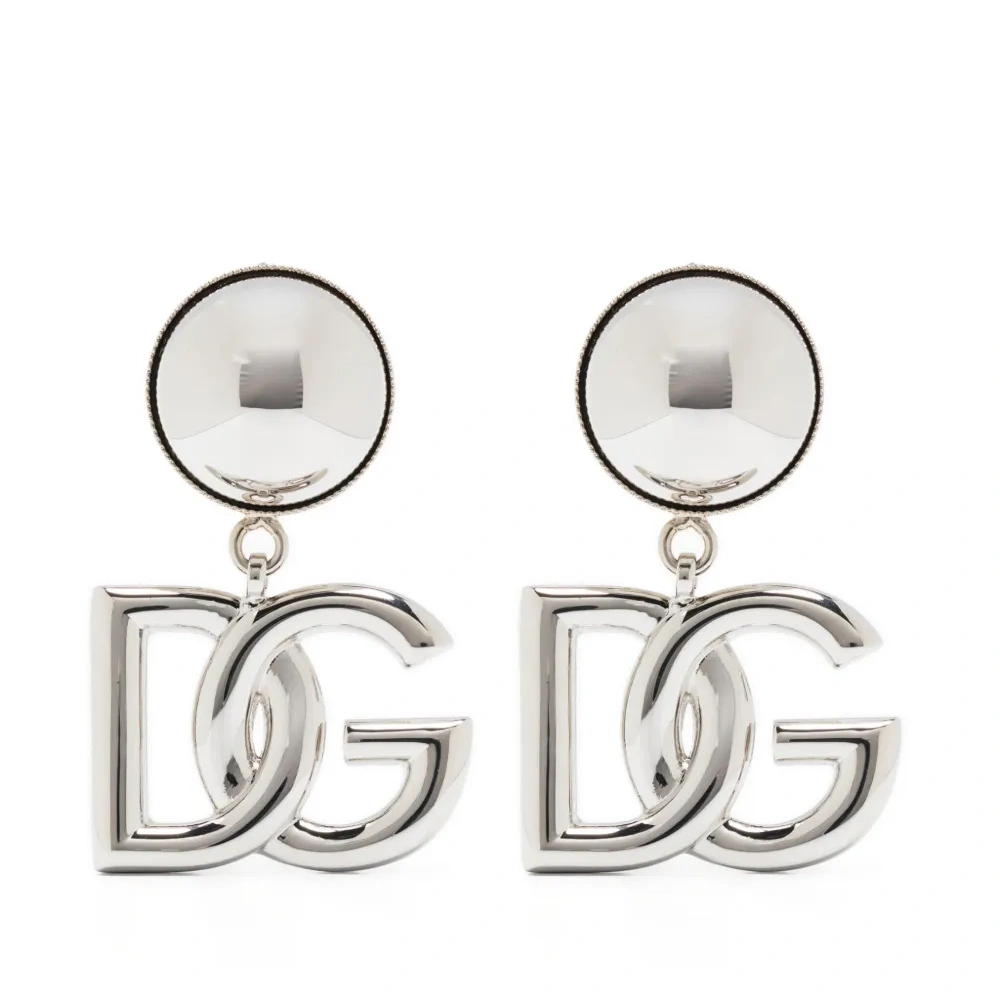 Серьги-клипсы с логотипом