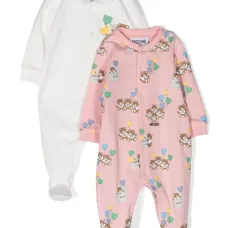 Комплект из двух комбинезонов с принтом Teddy Bear