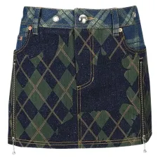 Юбка с аргайл-узором