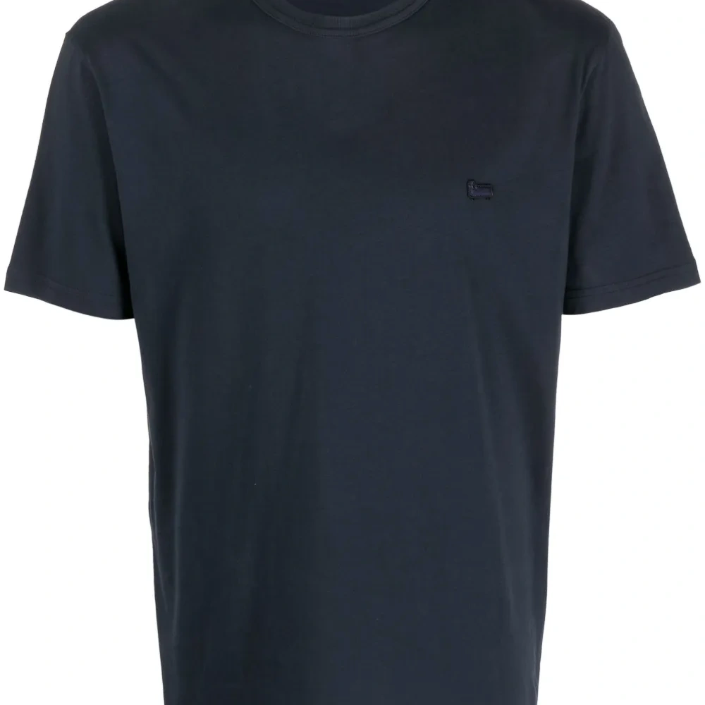 Футболка с нашивкой-логотипом