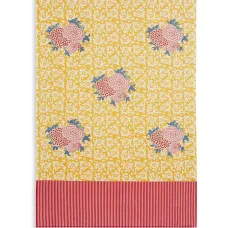 Arabesque Corolla floral-print beach towel