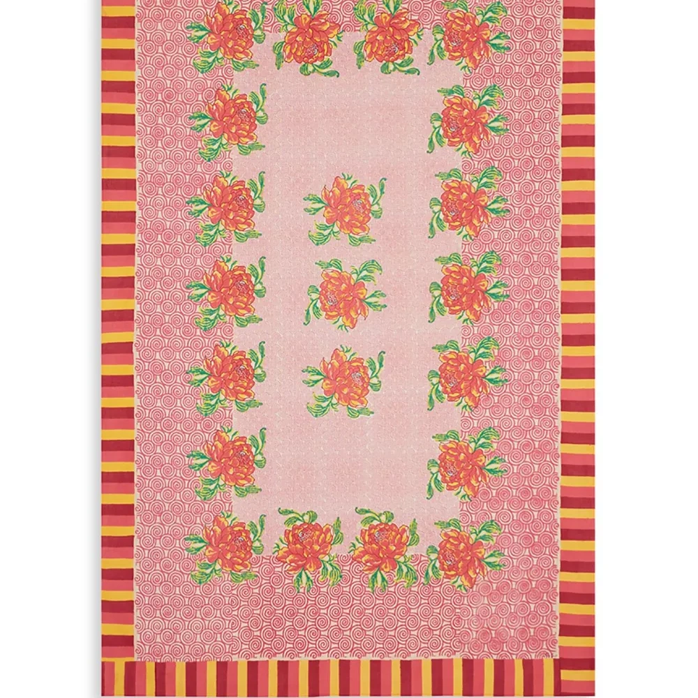 Camelia Magenta rectangular tablecloth