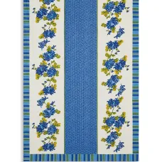 Vienna floral-print rectangular tablecloth