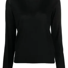 Шерстяной джемпер с V-образным вырезом Шерстяной джемпер с V-образным вырезом