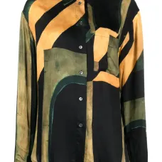 Рубашка с абстрактным узором