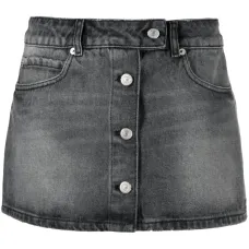 Trucker denim miniskirt Trucker denim miniskirt