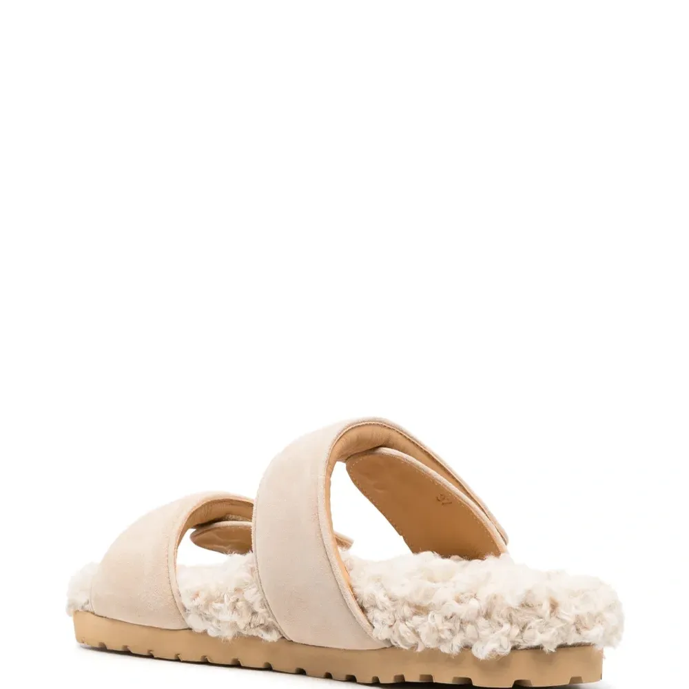 Шлепанцы Alvine с подкладкой из овчины