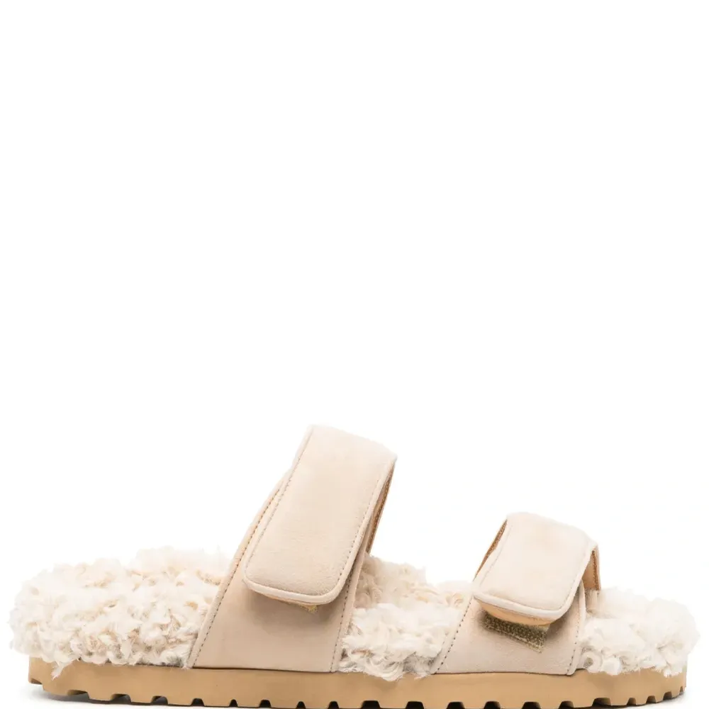 Шлепанцы Alvine с подкладкой из овчины