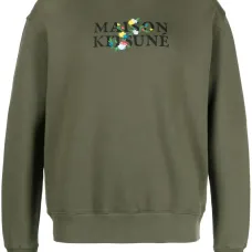 Толстовка с цветочной вышивкой