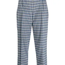 Укороченные брюки в клетку Укороченные брюки в клетку