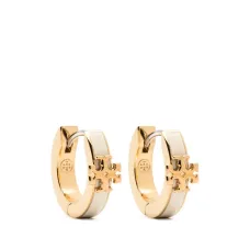 Серьги-хагги Kira с эмалью